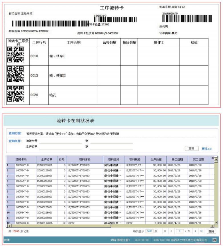 车间条码生产进度实时跟踪