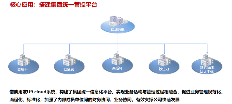 核心应用:搭建集团统一管控平台 核心应用:搭建集团统一管控平台
