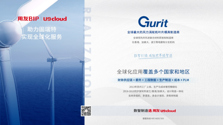 U9cloud 助力固瑞特实现全球化服务